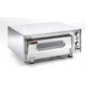 FORNETTO PIZZA PIANO COTTURA REFRATTARIO PORTA IN VETRO E LUCE INTERNA  390°C