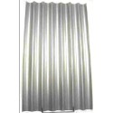 TEGLIE (5pz) IN LAMIERA ALLUMINATA ONDULATE SP.6/10