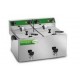 FRIGGITRICE ELETTRICA DOPPIA CON RUBINETTO-FAMA