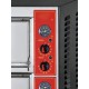 FORNO PIZZA MICRO 500 DOPPIA CAMERA, TERMOMETRO E PORTA IN VETRO fino a 500°C