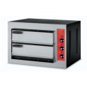 FORNO ELETTRICO PER PIZZA MINI 3T CAMERA DOPPIA Capacità teglie 50x50 cm