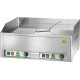 FRY TOP ELETTRICO FIMAR - piano doppio liscio e rigato in acciaio cromato