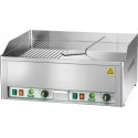 FRY TOP ELETTRICO FIMAR - piano doppio liscio e rigato in acciaio cromato