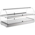 VETRINA RISCALDATA 2 PIANI-Lunghezza 80 cm