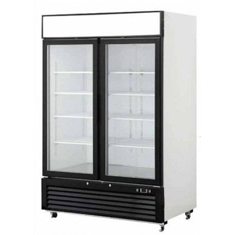 VETRINA REFRIGERATA 2 PORTE IN VETRO