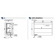PENSILE REFRIGERATO - Lunghezza 120 cm