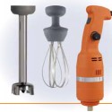 MIXER AD IMMERSIONE PROFESSIONALE CON FRUSTA E MESCOLATORE DA 250 mm