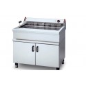 FRIGGITRICE PASTICCERIA SU MOBILE TRIFASE - 17 litri