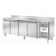 TAVOLO REFRIGERATO VENTILATO 3 porte con alzatina