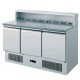 SALADETTE REFRIGERATA STATICA  GN 1/1 - 8 bacinelle