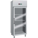 ARMADIO REFRIGERATO VENTILATO GN 2/1 650 L.-porta in vetro