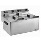 FRIGGITRICE ELETTRICA 7+7 litri Monofase