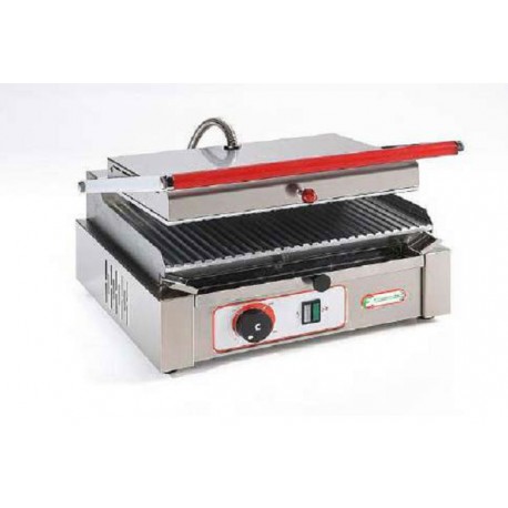 TOSTIERE GRILL PIASTRA IN ACCIAIO CROMATO PIASTRA MEDIA