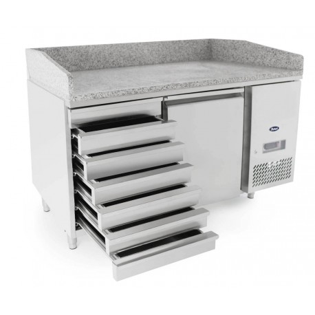 BANCO PIZZERIA REFRIGERATO CON CASSETTIERA
