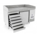 BANCO PIZZERIA REFRIGERATO CON CASSETTIERA