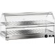 Vetrina riscaldate due piani lunghezza 85cm