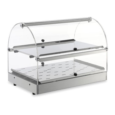VETRINA NEUTRA  2 PIANI - Lunghezza 50 cm
