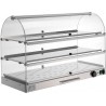 VETRINA RISCALDATA 3 PIANI-Lunghezza 80 cm