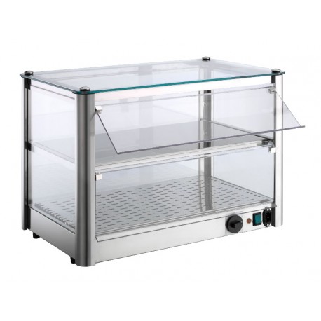 VETRINA RISCALDATA 2 PIANI - Lunghezza 57cm