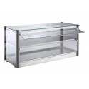 VETRINA RISCALDATA 2 PIANI - Lunghezza 87 cm