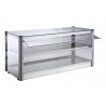 VETRINA RISCALDATA 2 PIANI - Lunghezza 87 cm