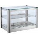 VETRINA NEUTRA 2 PIANI - Lunghezza 57cm