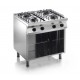 Cucina professionale 4 fuochi casta
