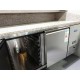 BANCO PIZZERIA REFRIGERATO PROF. 80 CM CON CASSETTIERA NEUTRA E VETRINA REFRIGERATA-CLASSE ENERGETICA A