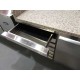 BANCO PIZZERIA REFRIGERATO PROF. 80 CM CON CASSETTIERA NEUTRA E VETRINA REFRIGERATA-CLASSE ENERGETICA A