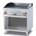 FRY-TOP 1/2 LISCIO RIGATO GAS SU MOBILE A GIORNO