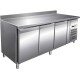 Banco frigo pasticceria 3 porte con alzatina