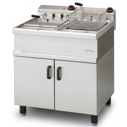 FRIGGITRICE ELETTRICA SU MOBILE 15+15 LITRI