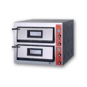 FORNO PIZZERIA CAMERA DOPPIA 2+2 teglie 60x40