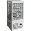 VETRINA ESPOSITIVA VENTILATA 4 LATI  3 GRIGLIE, da banco