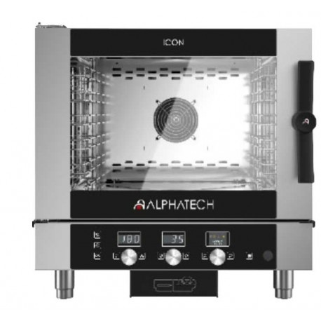 FORNO ELETTRICO COMBINATO ALPHATECH ICON COMANDI TOUCH  5 TEGLIE