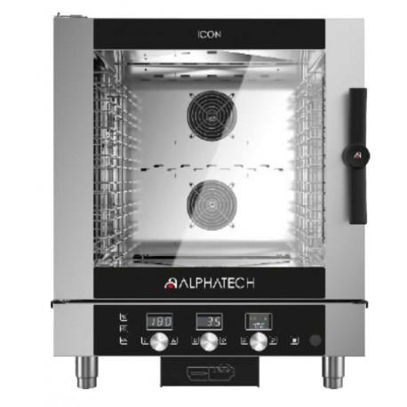 FORNO ELETTRICO COMBINATO ALPHATECH ICON COMANDI TOUCH 7 TEGLIE
