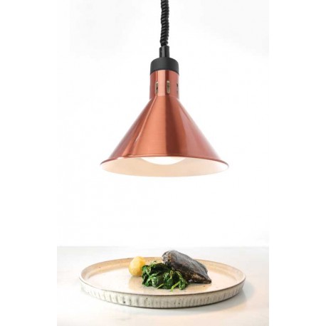 LAMPADA SCALDAVIVANDE CONICA RAME
