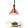 LAMPADA SCALDAVIVANDE CONICA RAME