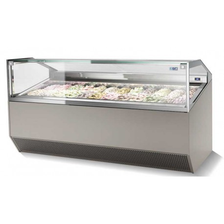VETRINA GELATERIA SUPERCAPRI ISA 24 gusti