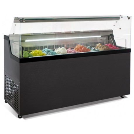 VETRINA GELATERIA STATICA  - 9 gusti