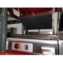 PIASTRA PER PANINI MEDIA IN GHISA SMALTATA CON COPERCHIO