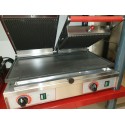 PIASTRA PER PANINI DOPPIA IN GHISA SMALTATA CON COPERCHIO