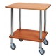 CARRELLO IN LEGNO , ruote pivottanti