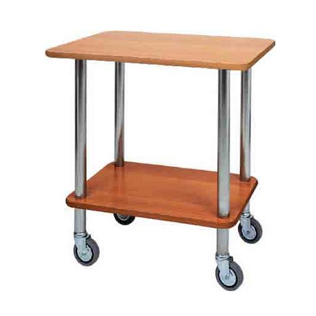 CARRELLO IN LEGNO , ruote pivottanti