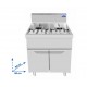 FRIGGITRICE A GAS  2 VASCHE 21L + 21L