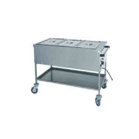 CARRELLO RISCALDATO 84x65x85h