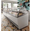 VETRINA GELATO MILLENNIUM ISA VETRO CURVO