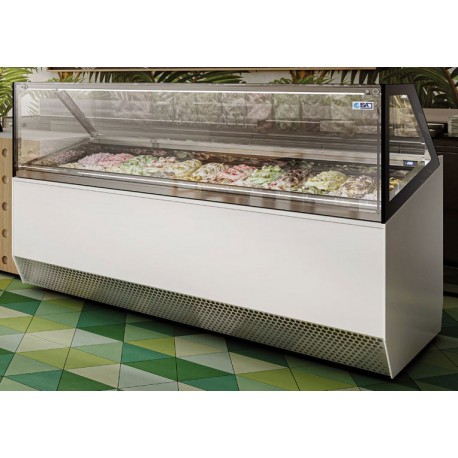 VETRINA GELATO MILLENNIUM ISA VETRO DRITTO