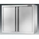 PENSILE IN ACCIAO INOX 1PORTA A BATTENTE