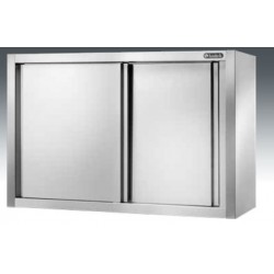 PENSILE IN ACCIAO INOX PORTE SCORREVOLI 1800x400x650h